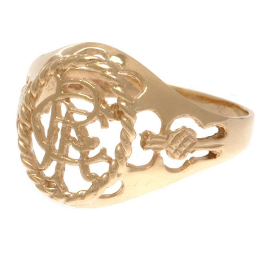 174553 Rangers FC 9ct Gold Crest Ring