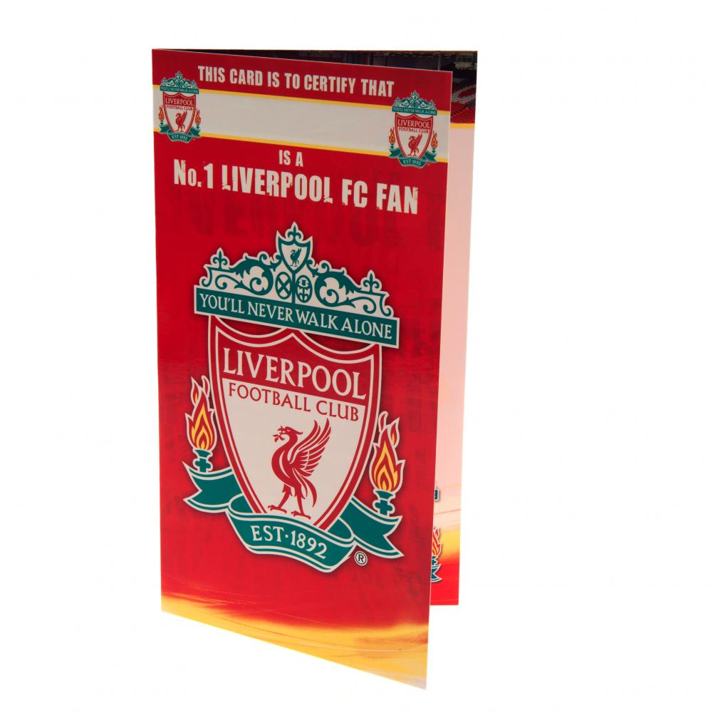 17576 Liverpool FC Birthday Card No 1 Fan 1