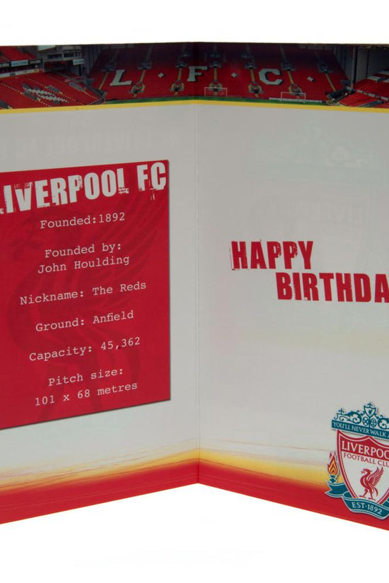 17576 Liverpool FC Birthday Card No 1 Fan 2