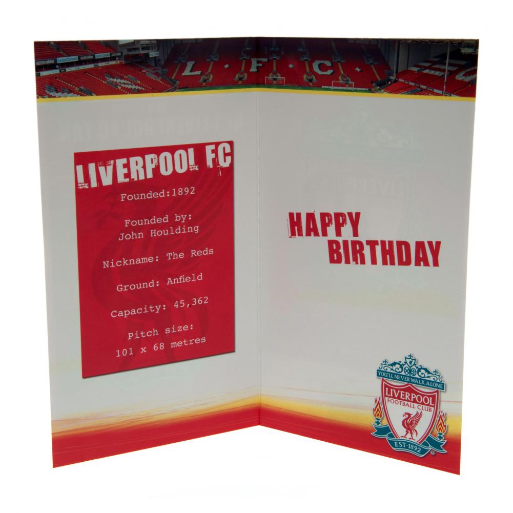 17576 Liverpool FC Birthday Card No 1 Fan 2