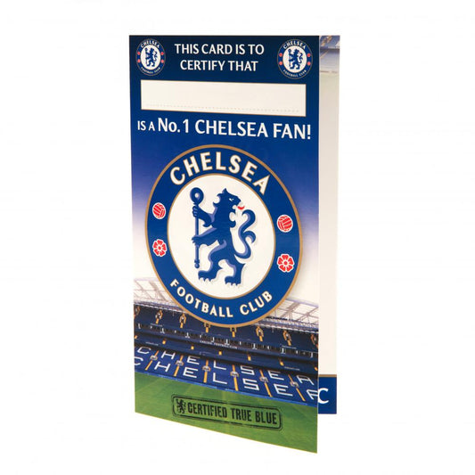 17580 Chelsea FC Birthday Card No 1 Fan 1