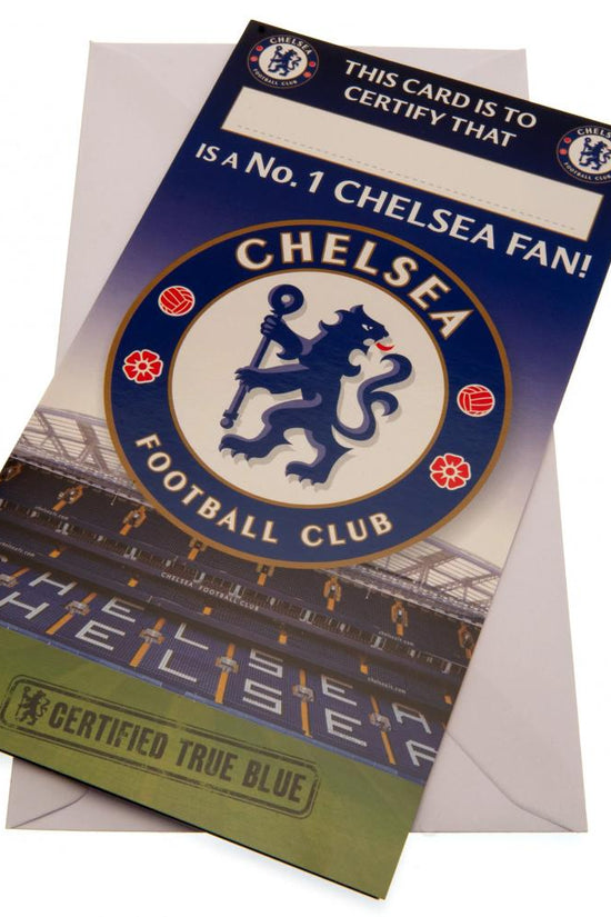 17580 Chelsea FC Birthday Card No 1 Fan