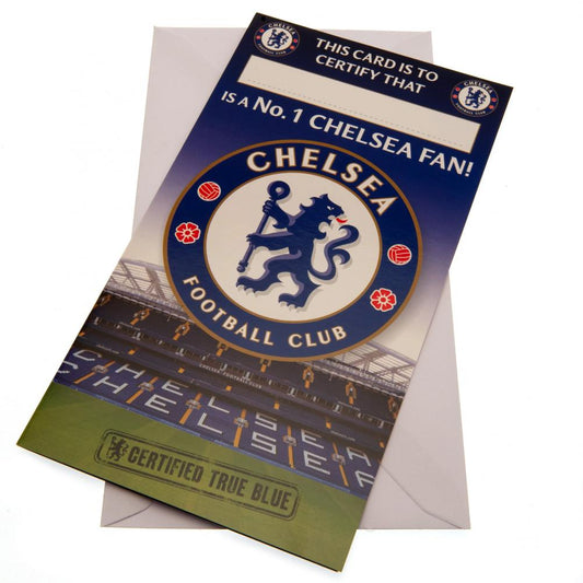 17580 Chelsea FC Birthday Card No 1 Fan
