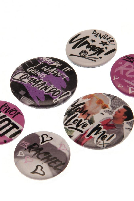 175830 Friends Button Badge Set Doodle 1