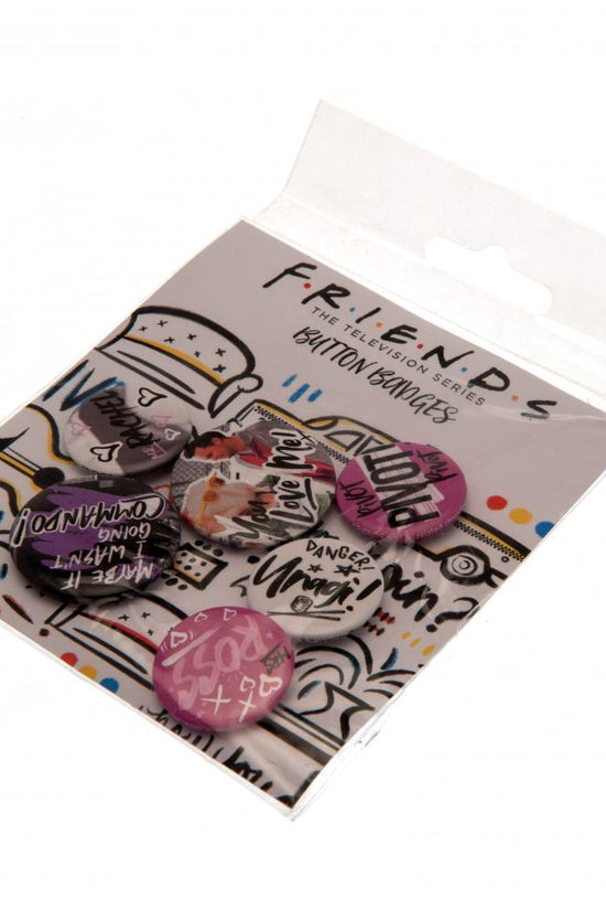 175830 Friends Button Badge Set Doodle 2