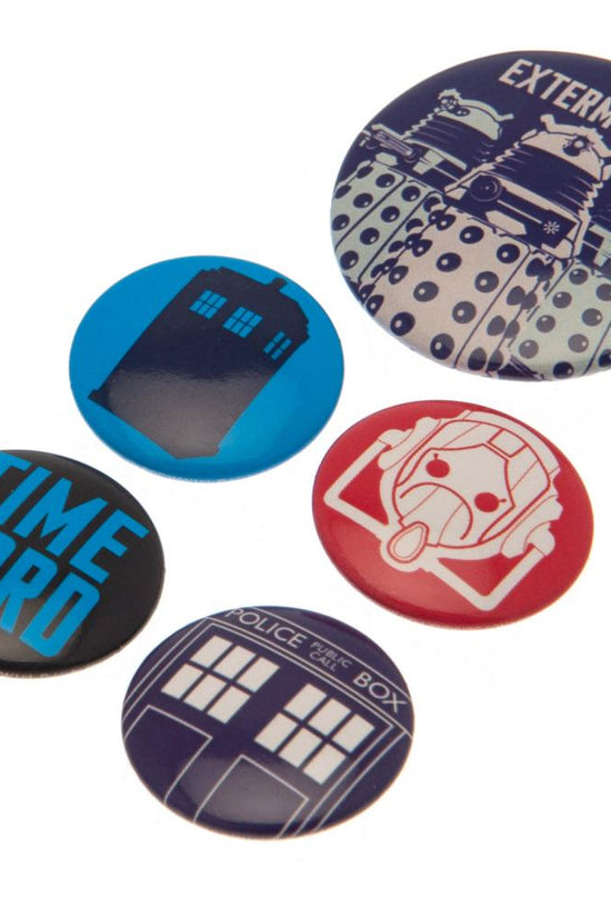 176880 Doctor Who Button Badge Set 1