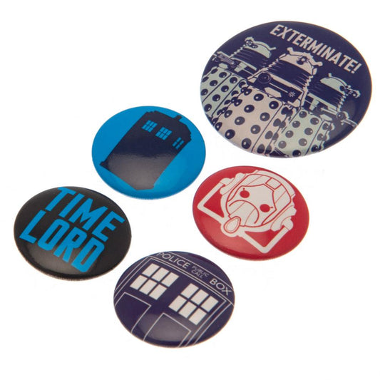 176880 Doctor Who Button Badge Set 1
