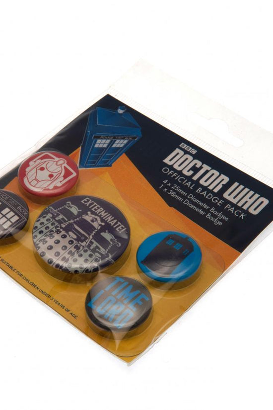 176880 Doctor Who Button Badge Set 2
