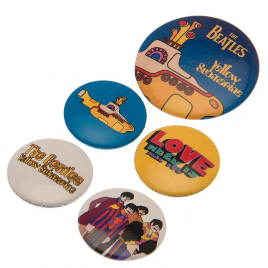 176882 The Beatles Button Badge Set Yellow Submarine 1