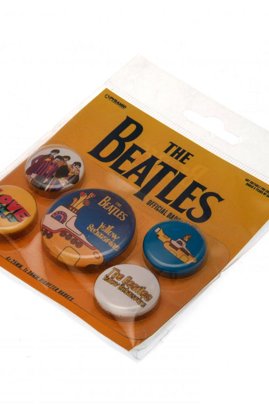 176882 The Beatles Button Badge Set Yellow Submarine 2