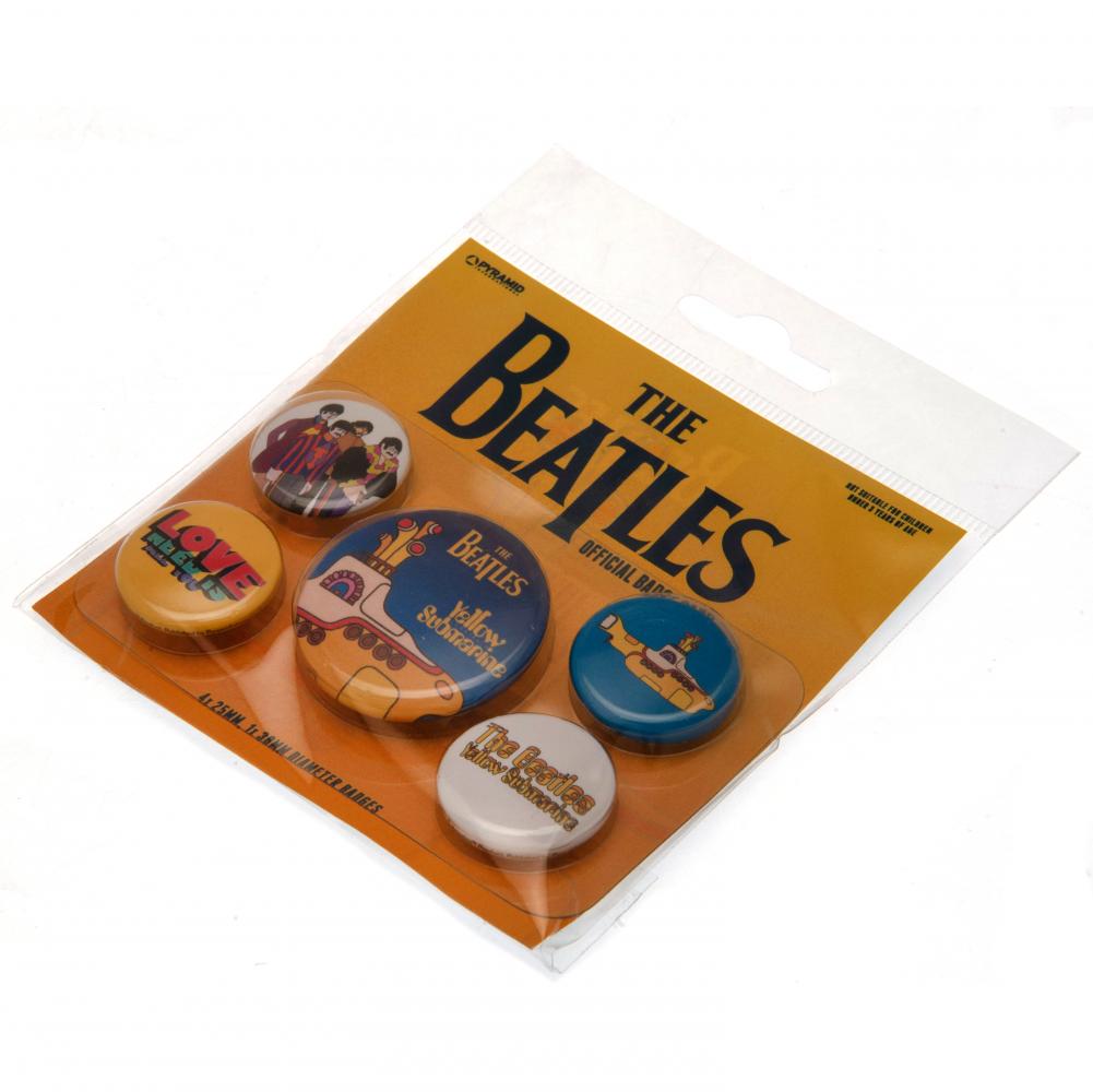 176882 The Beatles Button Badge Set Yellow Submarine 2