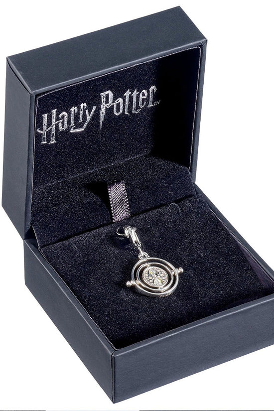177107 Harry Potter Sterling Silver Crystal Charm Time Turner 1