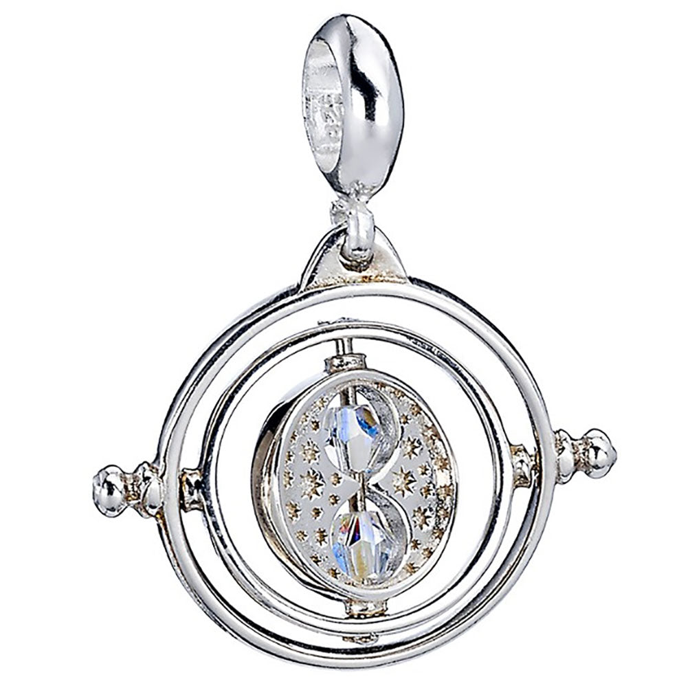 177107 Harry Potter Sterling Silver Crystal Charm Time Turner