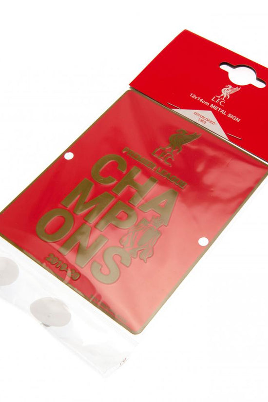 Liverpool FC Premier League Champions Window Sign