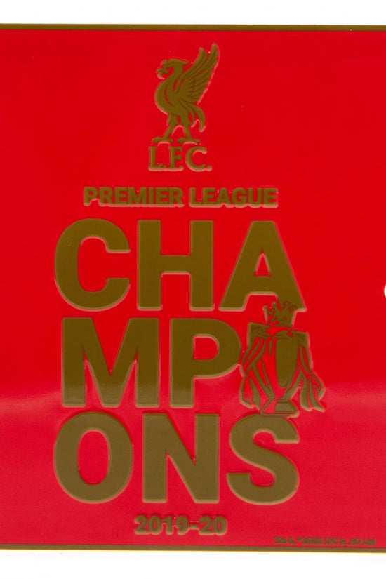 Liverpool FC Premier League Champions Window Sign