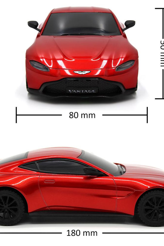 177943 Aston Martin Vantage Radio Controlled Car 1 24 Scale Red 4