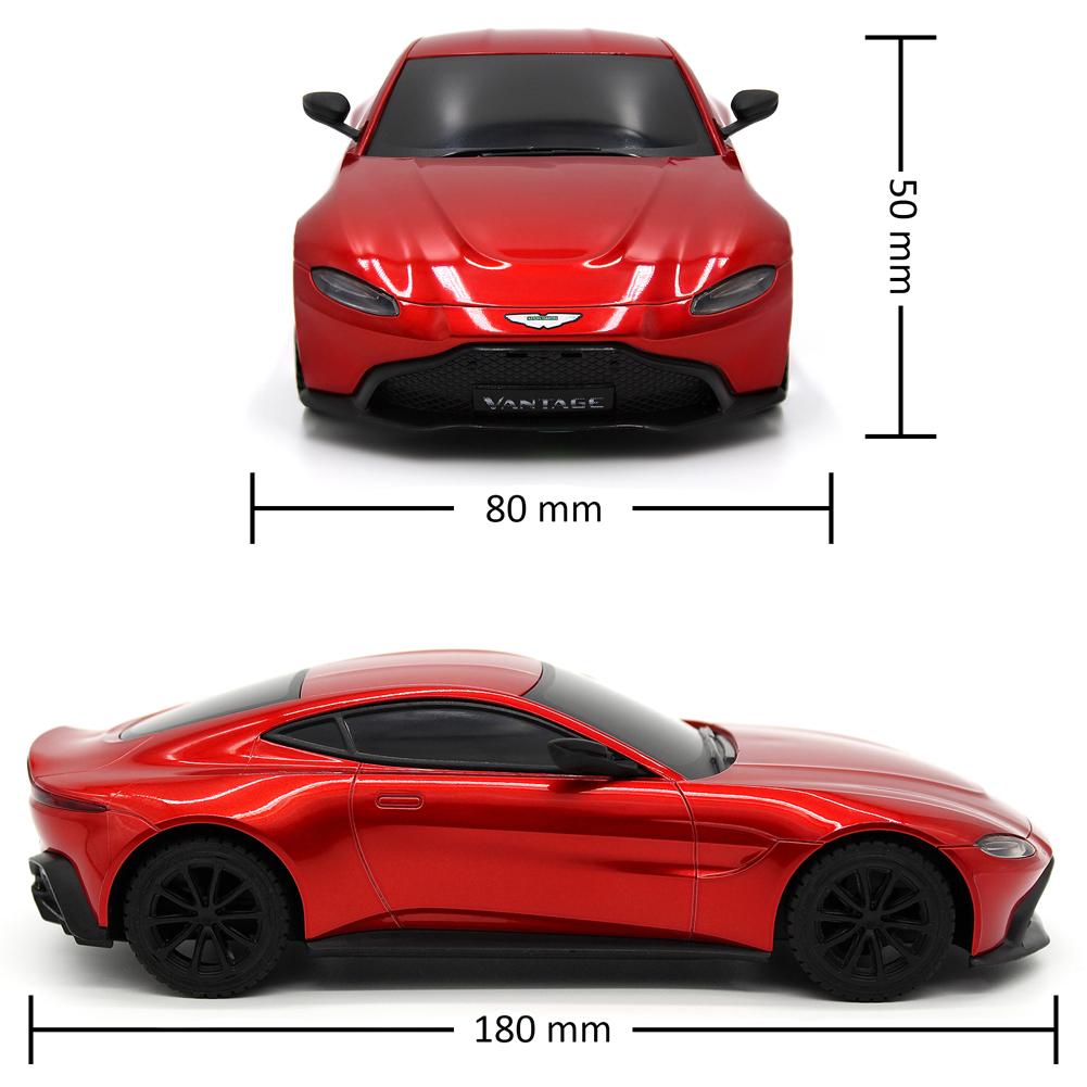177943 Aston Martin Vantage Radio Controlled Car 1 24 Scale Red 4