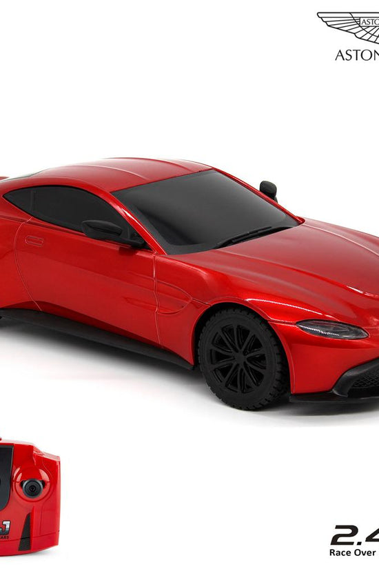 177943 Aston Martin Vantage Radio Controlled Car 1 24 Scale Red