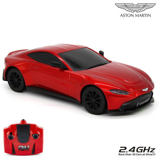 177943 Aston Martin Vantage Radio Controlled Car 1 24 Scale Red