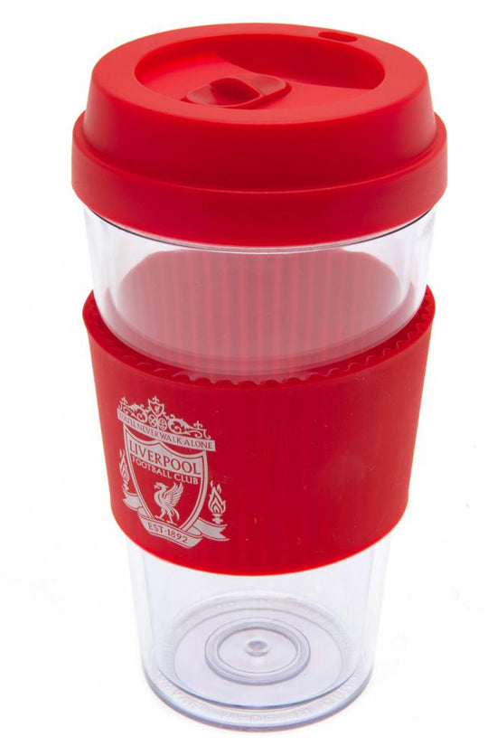 178010 Liverpool FC Clear Grip Travel Mug CR 1
