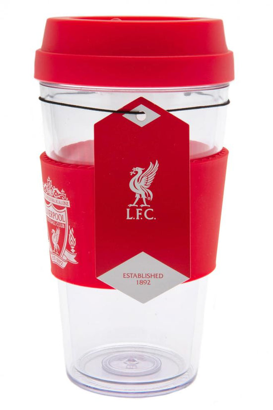 178010 Liverpool FC Clear Grip Travel Mug CR 2