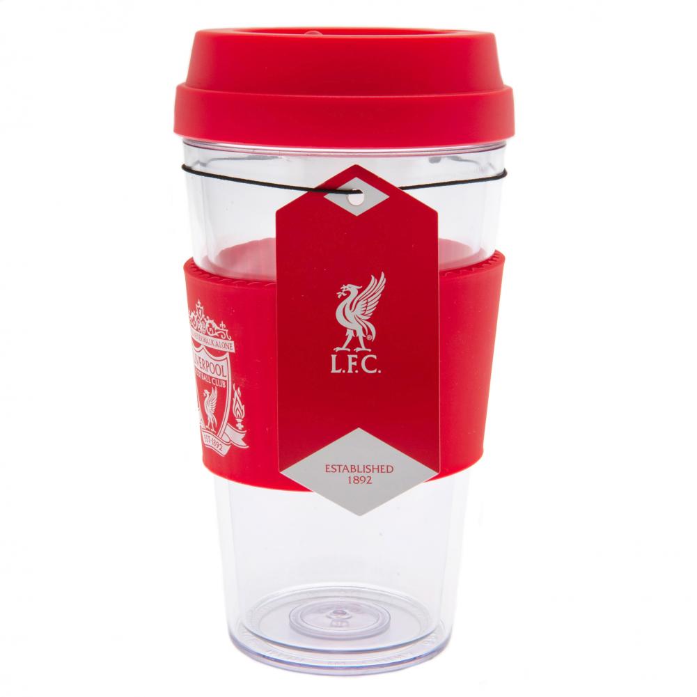 178010 Liverpool FC Clear Grip Travel Mug CR 2
