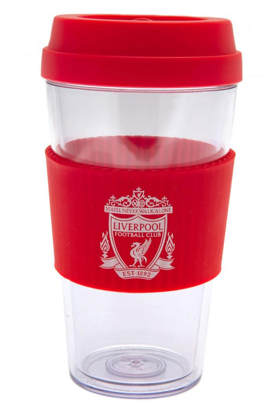 178010 Liverpool FC Clear Grip Travel Mug CR