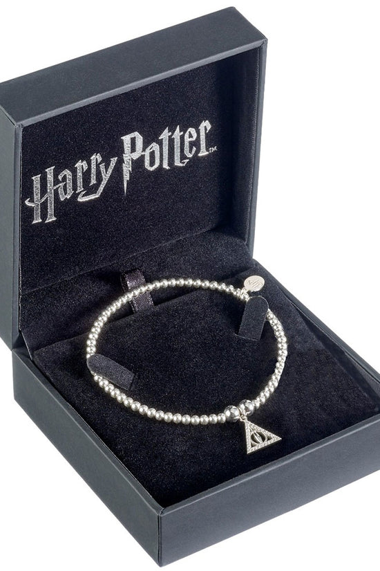 178997 Harry Potter Sterling Silver Crystal Bracelet Deathly Hallows 1