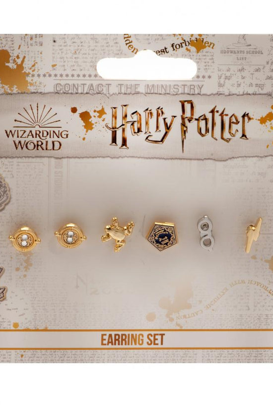 179614 Harry Potter Gold Plated Earring Set 2