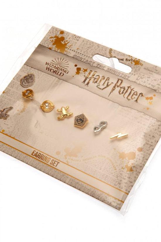 179614 Harry Potter Gold Plated Earring Set 3