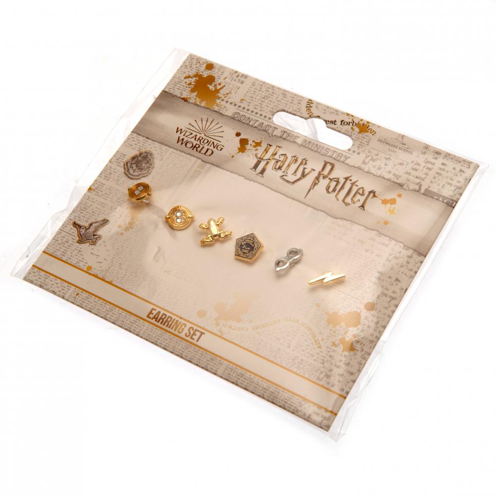 179614 Harry Potter Gold Plated Earring Set 3