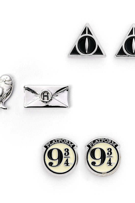 179723 Harry Potter Silver Plated Earring Set CL