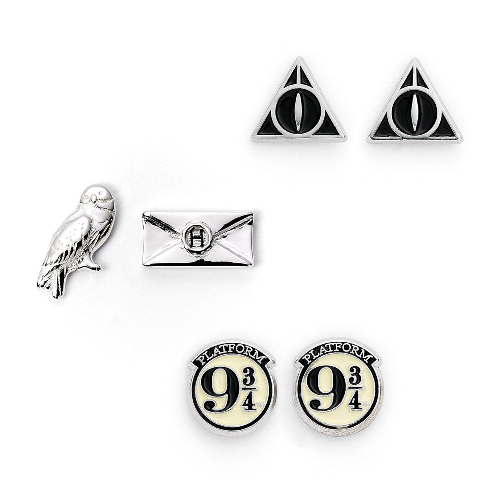 179723 Harry Potter Silver Plated Earring Set CL