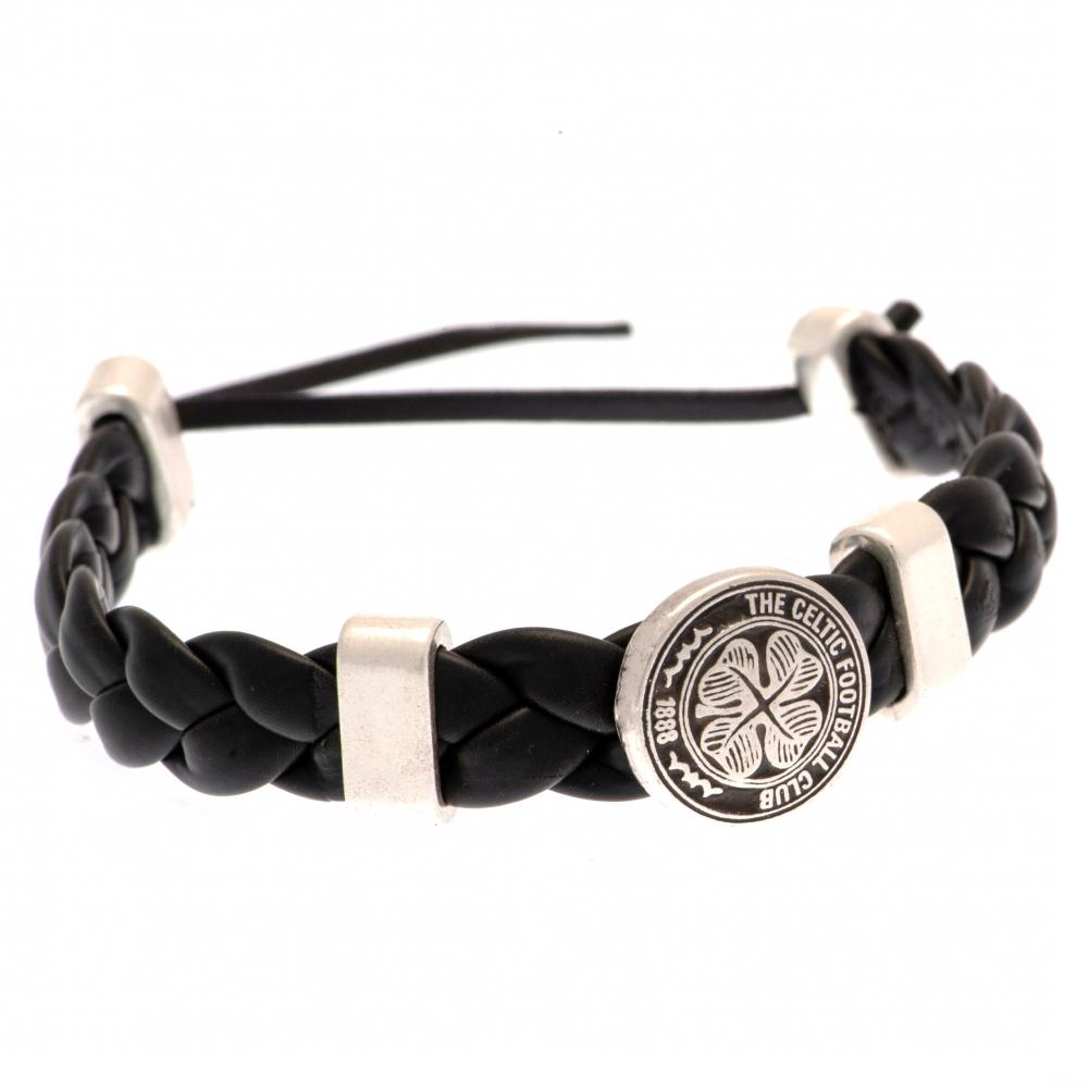 180772 Celtic FC PU Slider Bracelet