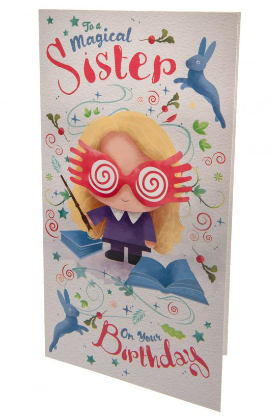 180833 Harry Potter Birthday Card Sister 1