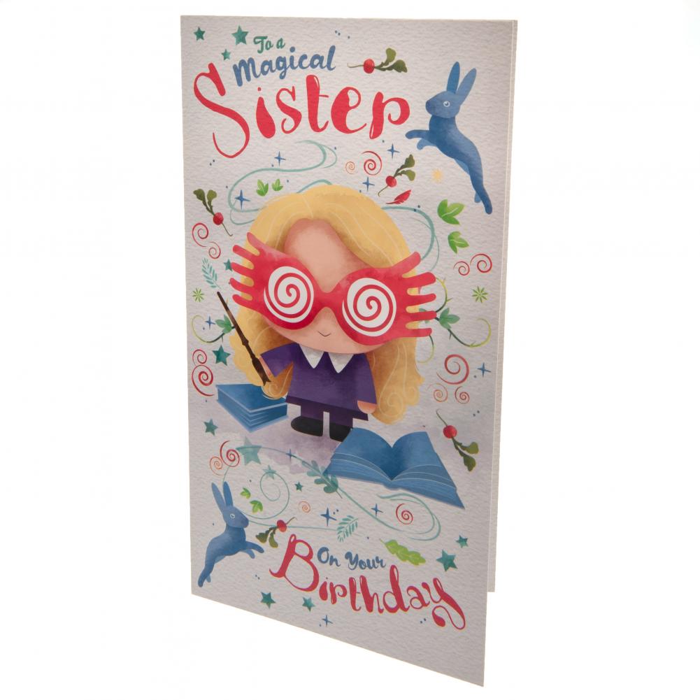 180833 Harry Potter Birthday Card Sister 1