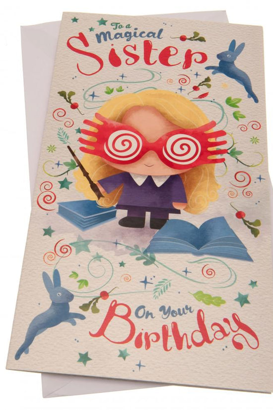 180833 Harry Potter Birthday Card Sister