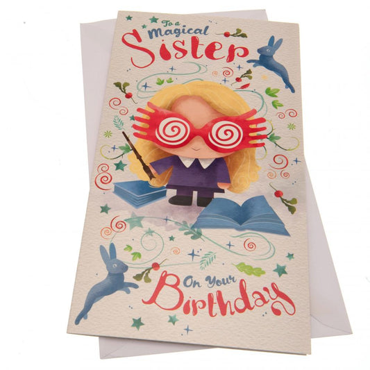 180833 Harry Potter Birthday Card Sister