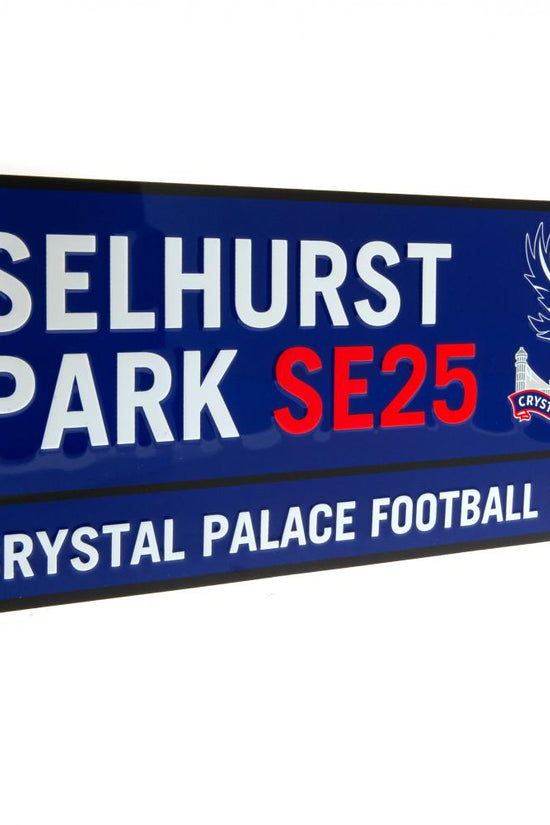 Crystal Palace FC Colour Street Sign