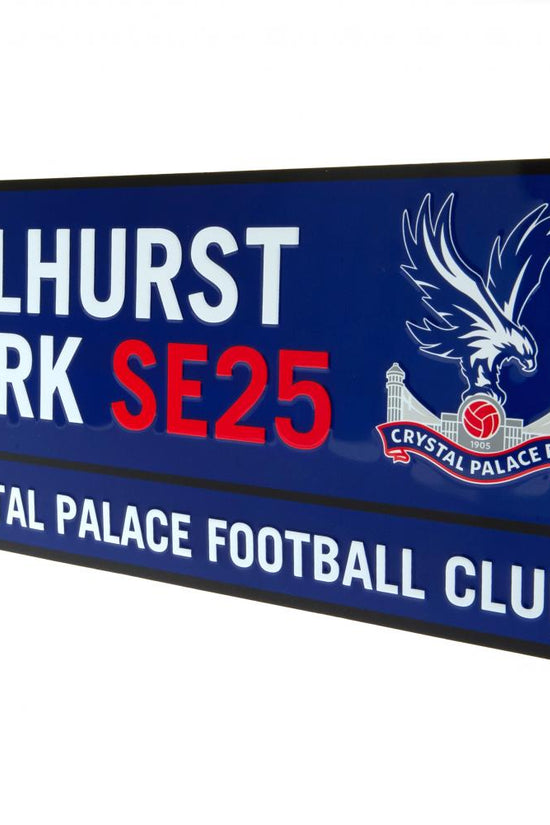 Crystal Palace FC Colour Street Sign