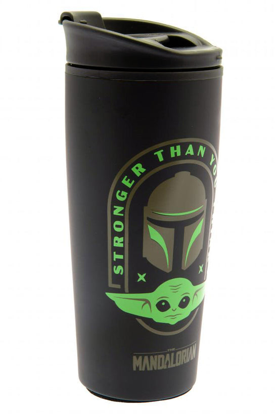 182089 Star Wars The Mandalorian Metal Travel Mug 1