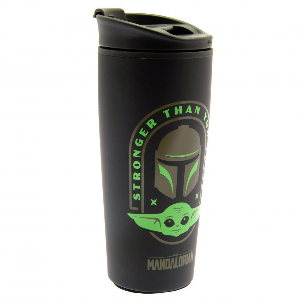 182089 Star Wars The Mandalorian Metal Travel Mug 1