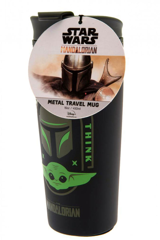 182089 Star Wars The Mandalorian Metal Travel Mug 3