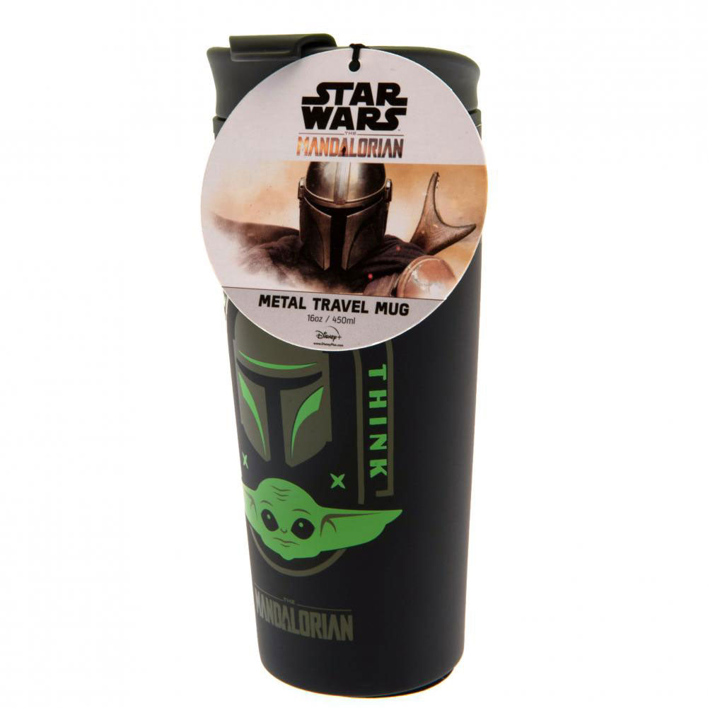 182089 Star Wars The Mandalorian Metal Travel Mug 3