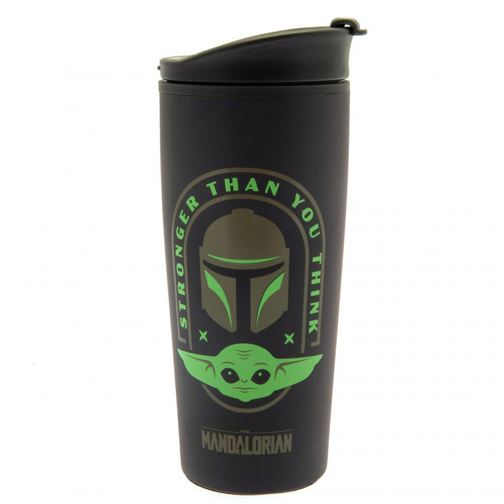 182089 Star Wars The Mandalorian Metal Travel Mug