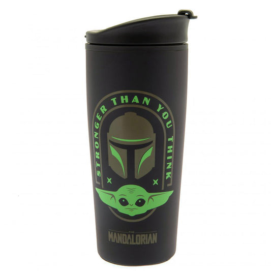 182089 Star Wars The Mandalorian Metal Travel Mug