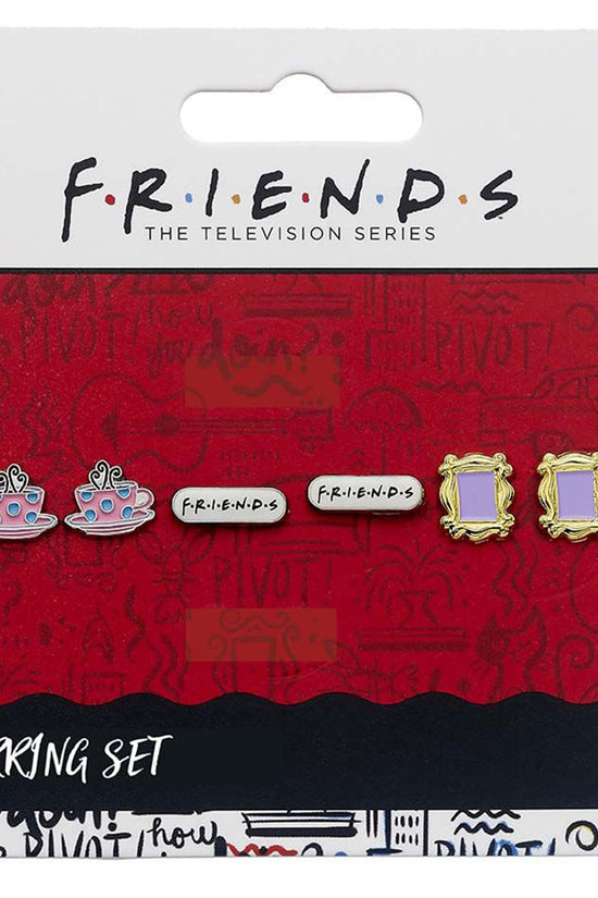 182469 Friends Stud Earring Set 4
