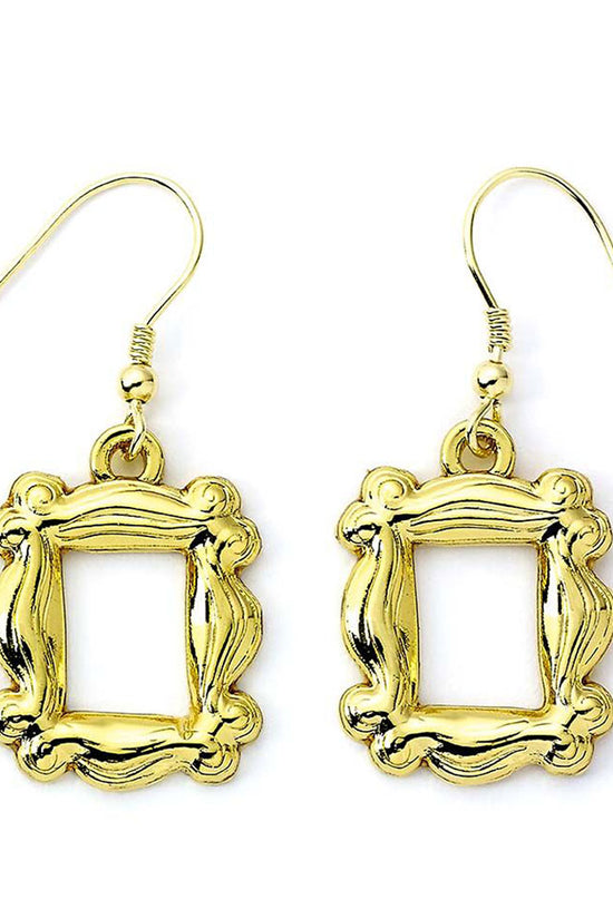 182470 Friends Gold Plated Earrings Frame