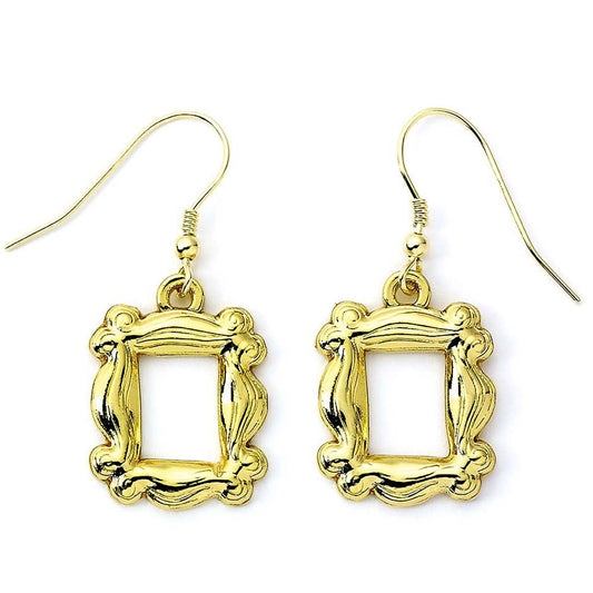 182470 Friends Gold Plated Earrings Frame