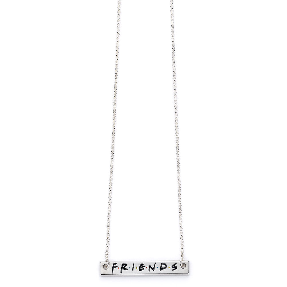 182473 Friends Silver Plated Necklace Logo 1